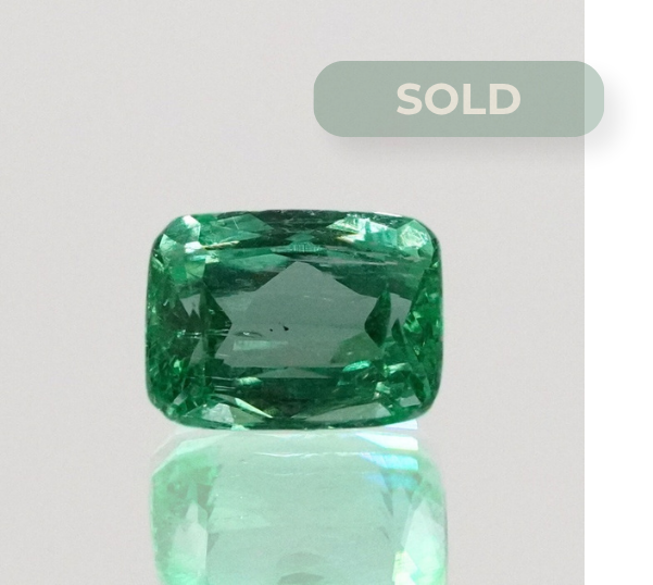 1,81 ct Chivor Princess Cut