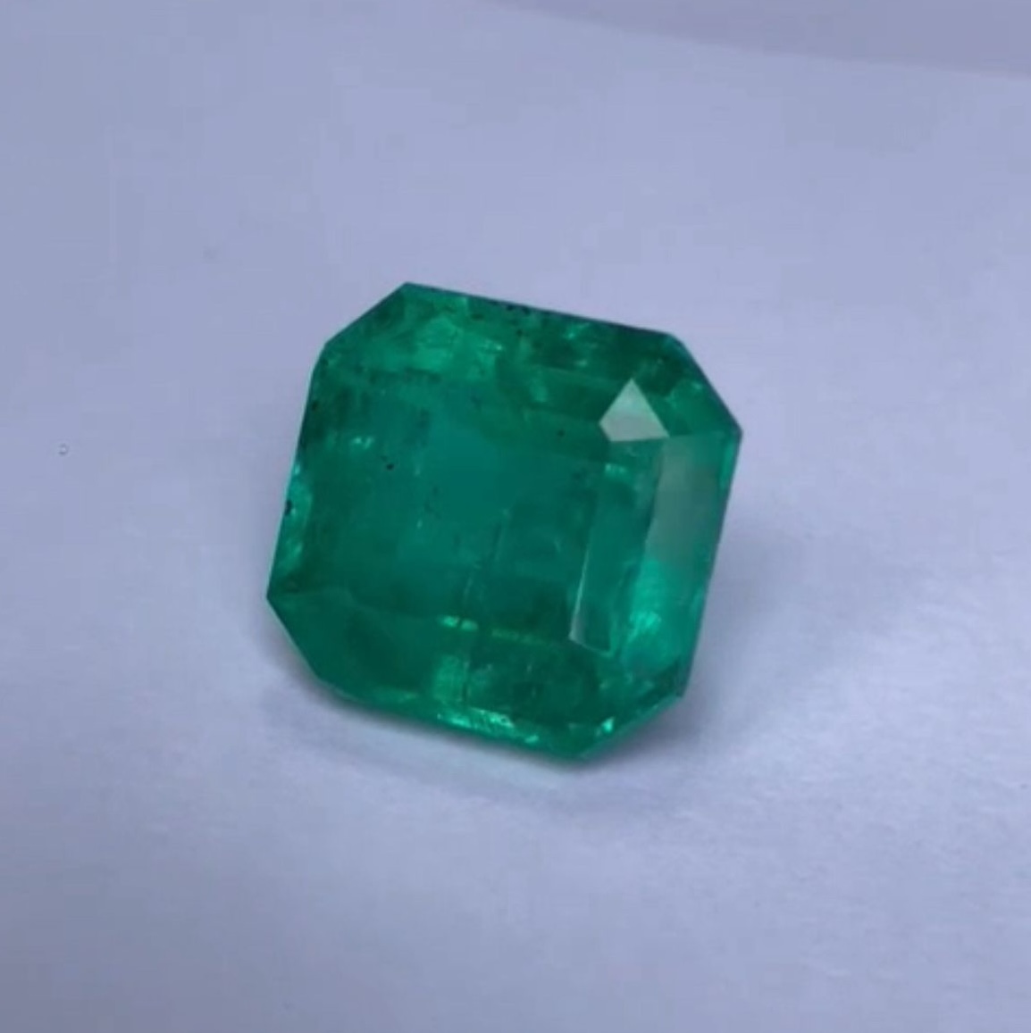 Square Cut Colombian Muzo Emerald