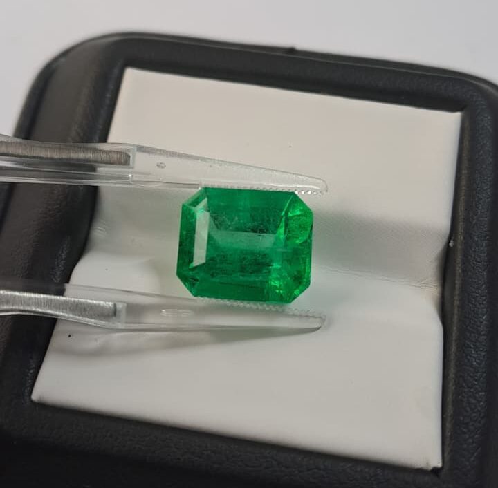 Emerald Cut Colombian Muzo Emerald