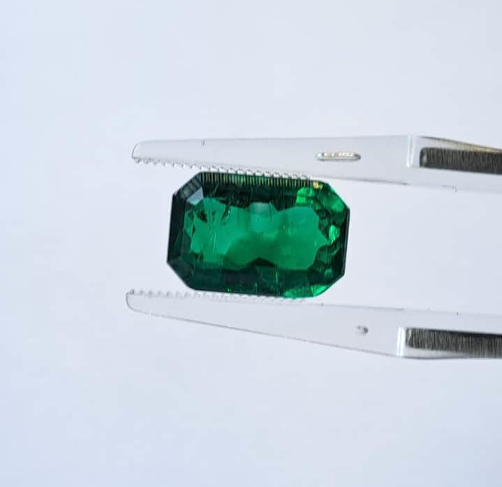 Emerald Cut Colombian Muzo Emerald