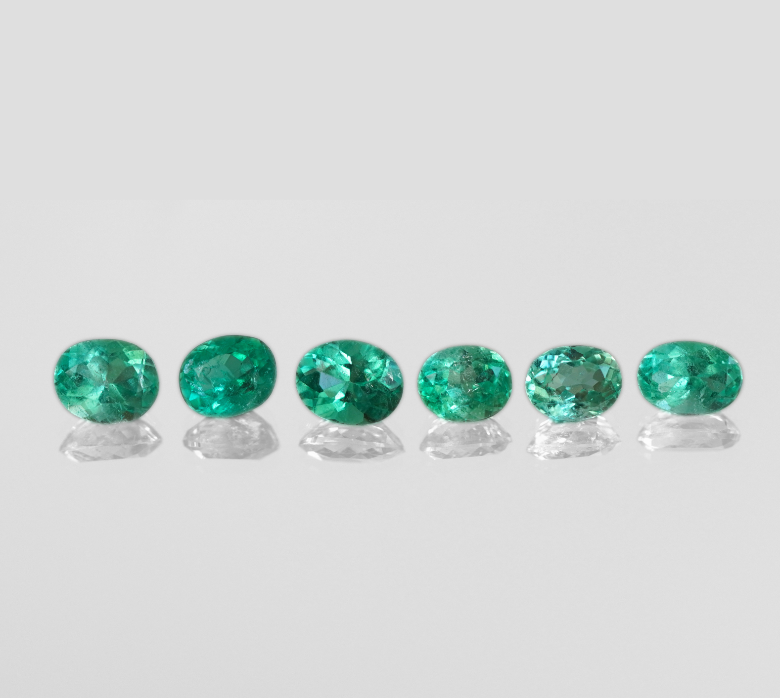 Oval Cut Emerald Batch (5pcs)