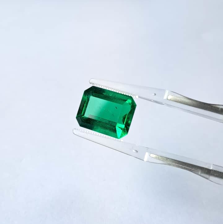 Emerald Cut Muzo Colombia Emerald